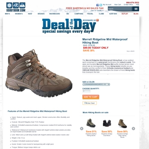 Deal page screenshot