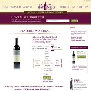 Deal page screenshot