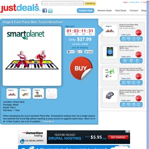 Deal page screenshot