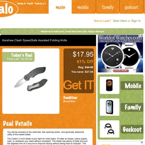 Deal page screenshot