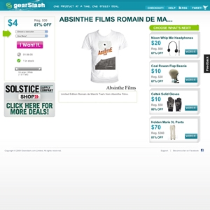 Deal page screenshot Deal page screenshot
