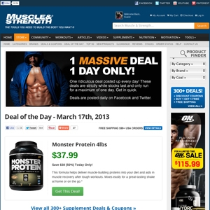 Deal page screenshot