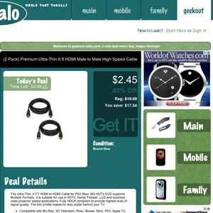 Deal page screenshot