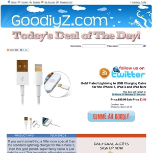 Deal page screenshot