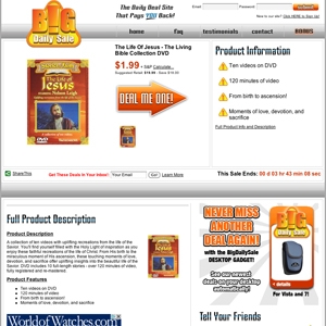 Deal page screenshot