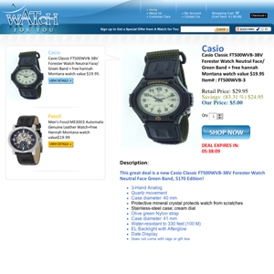 Deal page screenshot Deal page screenshot
